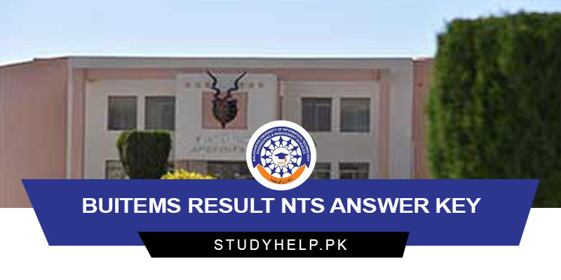 BUITEMS-Result-NTS-Answer-Key