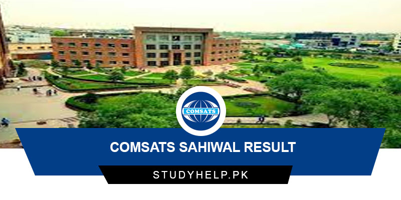 COMSATS-Sahiwal-Result-Merit-List