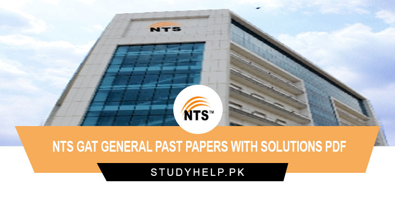 NTS GAT General Past Papers With Solutions Pdf 