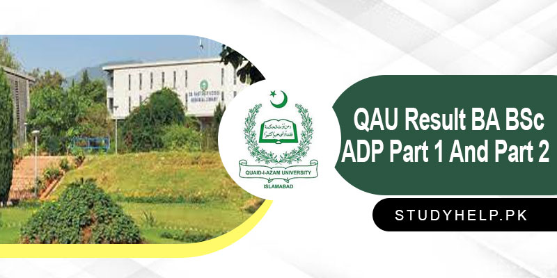QAU-Result-BA-BSc-ADP-Part-1-And-Part-2