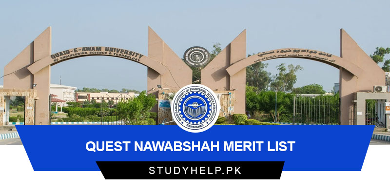 QUEST-Nawabshah-Merit-List-@Www.Quest.Edu.Pk