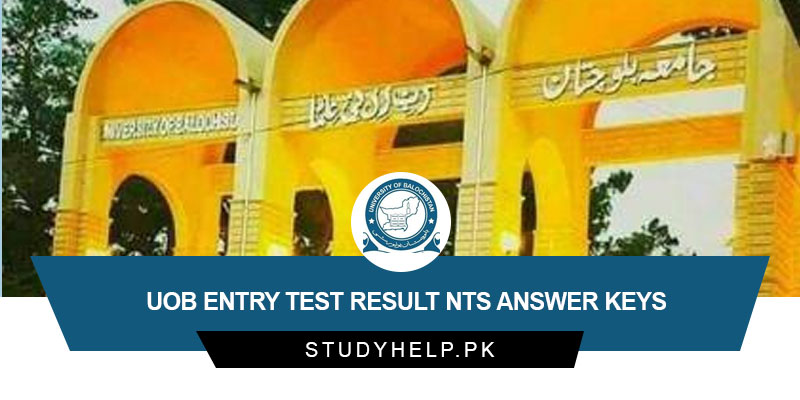 UOB-Entry-Test-Result-2022-NTS-Answer-Keys