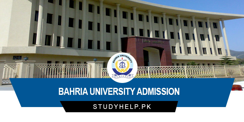 Bahria University Admission 2024