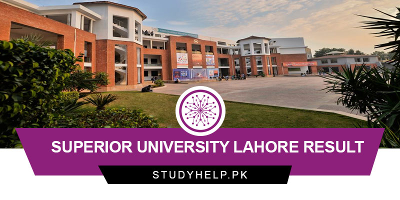 Superior-University-Lahore-Result