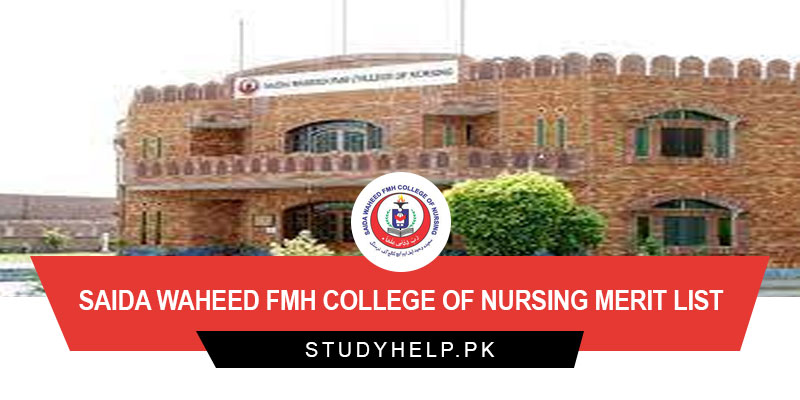 Saida-Waheed-FMH-College-Of-Nursing-Merit-List