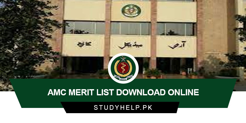 AMC-Merit-List-2023 Download-Online