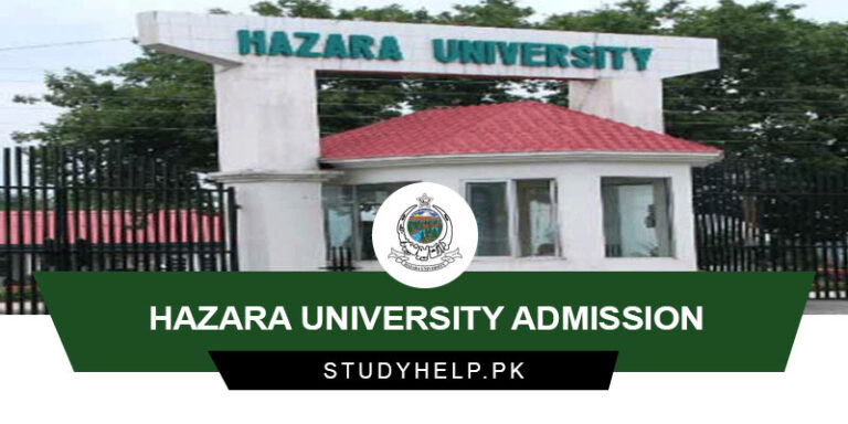 hazara university assignment front page