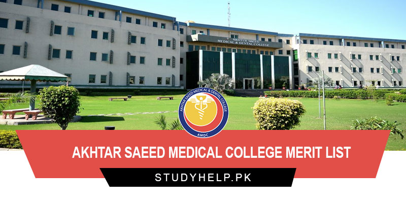 Akhtar-Saeed-Medical-College-Merit-List