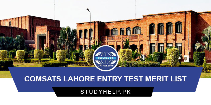 COMSATS-Lahore-Entry-Test-Merit-List--Check-Online