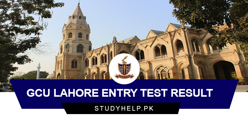 GCU-Lahore-Entry-Test-Result-Merit-List