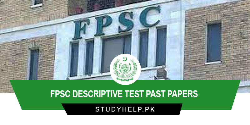 FPSC-Descriptive-Test-Past-Papers