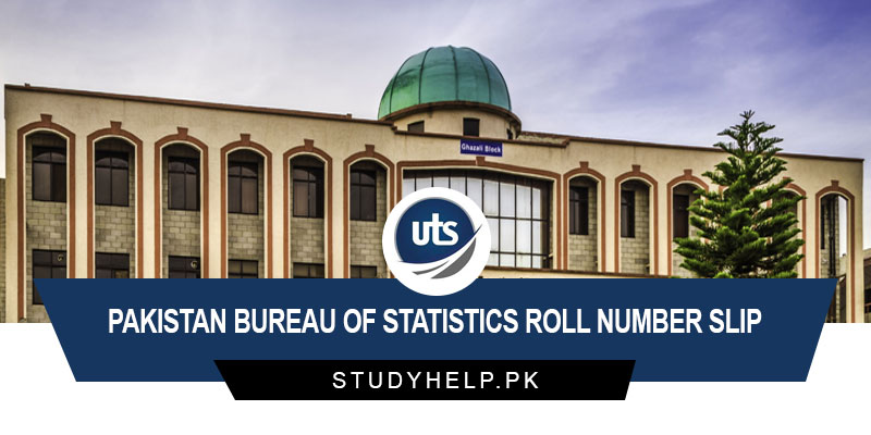 Pakistan-Bureau-Of-Statistics-Roll-Number-Slip