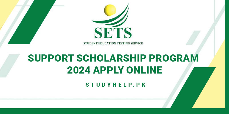 SETS Scholarship 2024 Online Apply | www.sets.com.pk